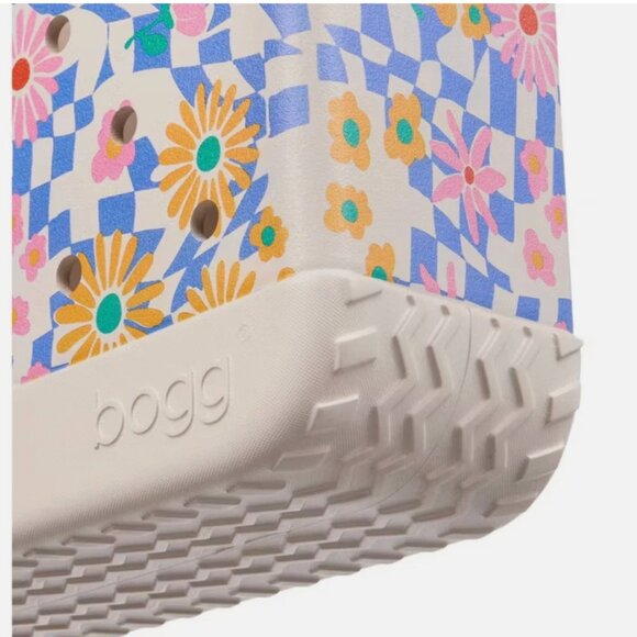 NWT Baby Bogg Bag Tote Bag - Blue Saffron Check'er Out - Picture 5 of 7